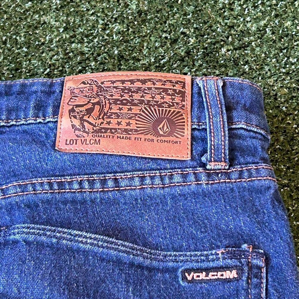 Volcom Men's Blue and Navy Jeans